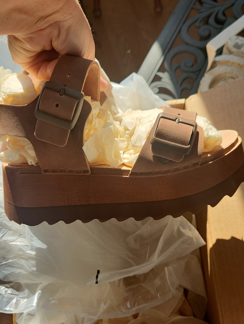 NIB Bryr Monochrome Cocoa Gigi Chonk SZ 6